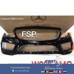 W205 AMG VOORBUMPER Mercedes C Klasse 2014-2018 ZWART ORIGIN, Gebruikt, Ophalen of Verzenden, Bumper, Mercedes-Benz
