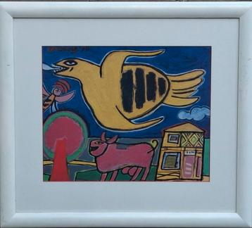 CORNEILLE.  Litho/print.  58/52 cm. beschikbaar voor biedingen