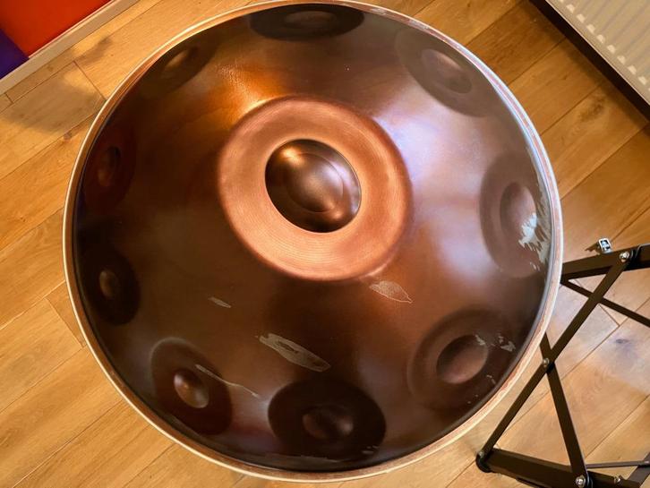 HANDPAN AYASA D KURD 10 EMBER STEEL 2023, Muziek en Instrumenten, Percussie, Zo goed als nieuw, Melodische percussie, Ophalen of Verzenden