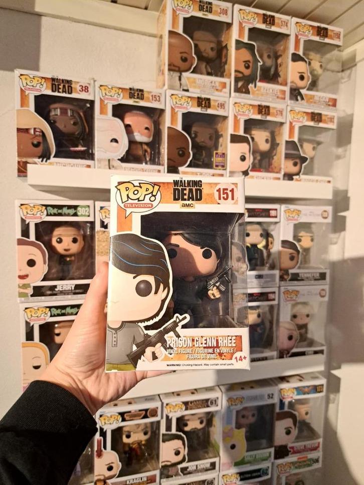 Funko Pop! Prison Glenn Rhee The Walking Dead, Verzamelen, Poppetjes en Figuurtjes, Zo goed als nieuw, Ophalen of Verzenden