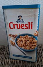 Quaker Cruesli blik, Ophalen of Verzenden, Gebruikt, Overige