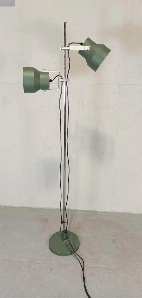 Vintage Space Age Dijkstra vloerlamp, groen, Huis en Inrichting, Lampen | Vloerlampen, Gebruikt, 150 tot 200 cm, Metaal, Ophalen