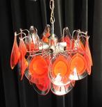 Vistosi Murano Italië 18arms hanglamp kroonluchter Space Age, Huis en Inrichting, Ophalen, Zo goed als nieuw, Glas, Vintage retro Space Age seventies Italiaans Design