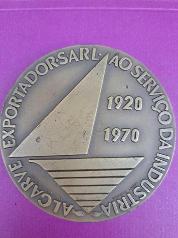 1970 Portugal medaille Algarve 50 jaar exporteur sardines beschikbaar voor biedingen