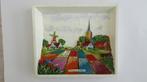 Hobra reliëf tegel Holland bollenvelden, Antiek en Kunst, Ophalen of Verzenden