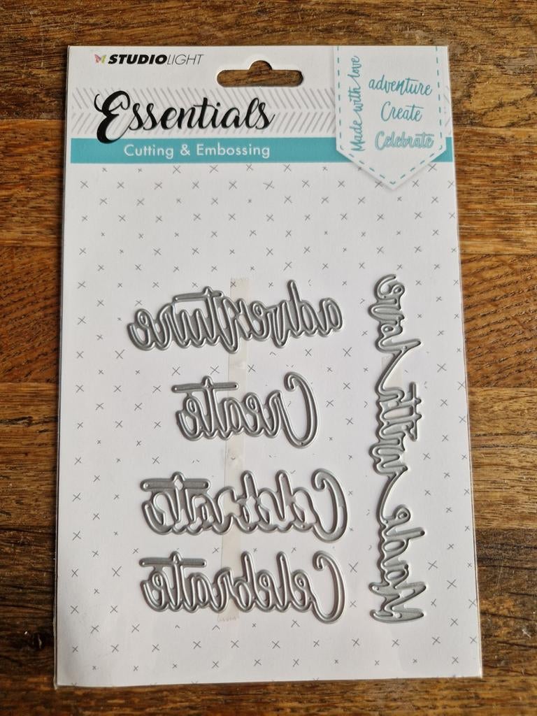 Studio Light Essentials Snijmallen. Teksten, Hobby en Vrije tijd, Stempelen, Nieuw, Overige typen, Ophalen of Verzenden