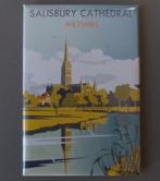 Koelkastmagneet Kathedraal Salisbury Engeland, Verzamelen, Overige Verzamelen, Ophalen of Verzenden, Nieuw