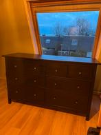 Ikea Hemnes ladekast/commode zwart/bruin, Huis en Inrichting, Kasten | Ladekasten, Ophalen, Gebruikt, 100 tot 150 cm, 5 laden of meer