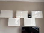 5 IKEA Besta wandkastjes - Gebruikt, Huis en Inrichting, Ophalen, Kunststof, Gebruikt, Minder dan 150 cm