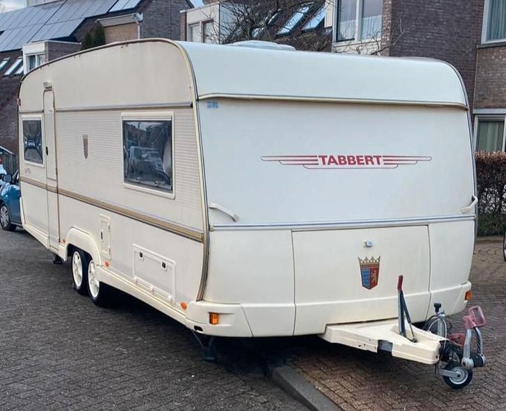 Tabbert Comtesse  Nieuwe Voortent, Caravans en Kamperen, Caravans, Bedrijf, tot en met 4, Rondzit, Tabbert, Vast bed, 6 tot 7 meter