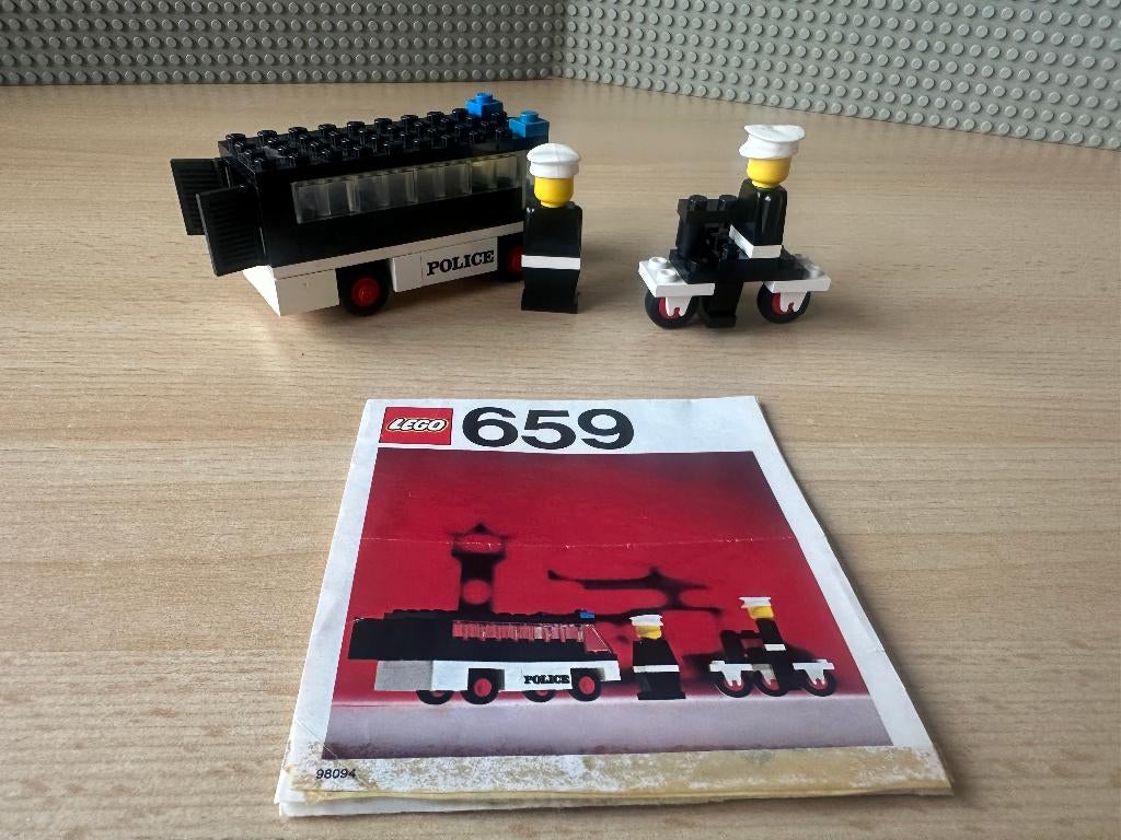 Lego 659 Police Patrol with Policemen, Ophalen of Verzenden, Gebruikt, Complete set, Lego