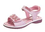 Roze leren sandalen Piolino zool geprofileerd klittenband 35, Meisje, Overige typen, Piolino, Nieuw