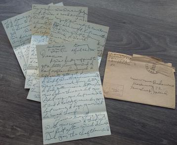 1945 Komplete brief US Army Soldaat aan een Vrouw Hoensbroek beschikbaar voor biedingen