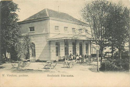 (701-242-029) Maastricht Societeit Slavante, Verzamelen, Ansichtkaarten | Nederland, Limburg, Verzenden