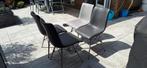 4 moderne eetkamerstoelen XOOON, Ophalen, Gebruikt, Vier, Metaal