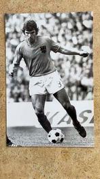 Org z/w foto 20x30cm Willem van Hanegem finale WK 07-07-1974, Verzenden, Nieuw, Feyenoord, Poster, Plaatje of Sticker