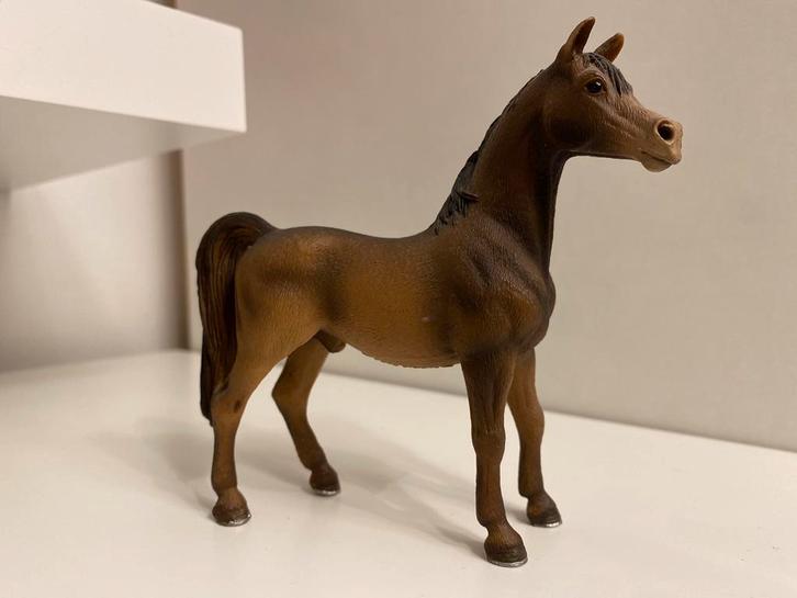 Schleich 13629 Arabier hengst, Verzamelen, Dierenverzamelingen, Zo goed als nieuw, Beeldje of Figuurtje, Paard, Ophalen of Verzenden