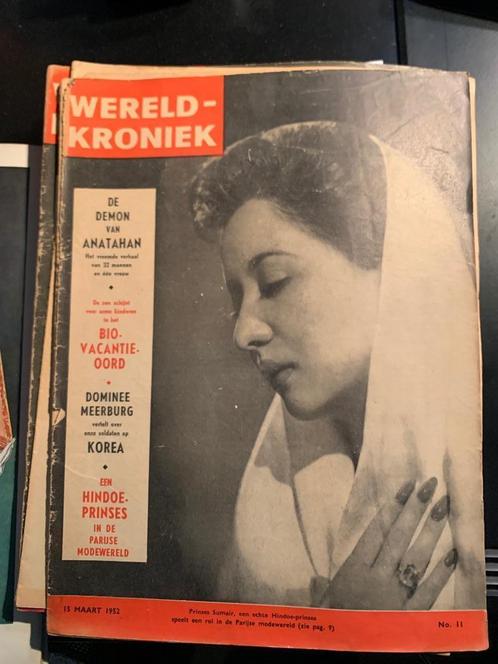 Wereldkronieken, Verzamelen, Tijdschriften, Kranten en Knipsels, Tijdschrift, Nederland, 1940 tot 1960, Ophalen of Verzenden