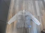 Grijze spijkerblouse Zara mt 152 zgan, Meisje, Overhemd of Blouse, Ophalen of Verzenden, Zo goed als nieuw