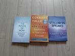 3 x Eckhart Tolle - The power of now & A new earth & Stillne, Ophalen of Verzenden, Gelezen, Spiritualiteit algemeen, Overige typen