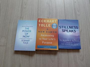 3 x Eckhart Tolle - The power of now & A new earth & Stillne beschikbaar voor biedingen