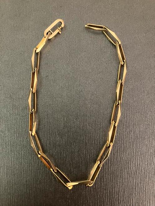 Prachtige 14k gouden closed forever armband 21cm 8.6gram, Sieraden, Tassen en Uiterlijk, Armbanden, Zo goed als nieuw, Goud, Ophalen