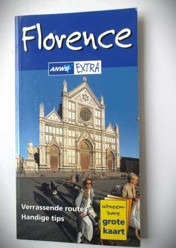 Florence Italië~ANWB Extra~Uitneembare grote kaart, Boeken, Reisgidsen, Gelezen, Reisgids of -boek, Europa, ANWB, Budget, Ophalen of Verzenden