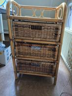 Ladekastje riet, Huis en Inrichting, Kasten | Ladekasten, Ophalen, Overige materialen, Gebruikt, 50 tot 100 cm