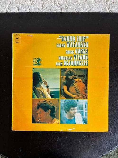 Sadao Watanabe, Chick Corea, e.a. - Round Trip - 1973, Cd's en Dvd's, Vinyl | Jazz en Blues, Gebruikt, Jazz, 1960 tot 1980, 12 inch