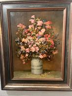 Bloemen in Vaas - Schilderij, Ophalen of Verzenden