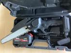 48 v mini kettingzaag met 2 accu,s zaaglengte 15 cm, Ophalen of Verzenden, Gebruikt