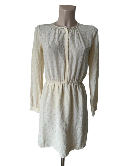 Masscob jurk S, Kleding | Dames, Jurken, Zo goed als nieuw, Maat 36 (S), Wit, Ophalen of Verzenden