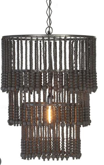 Rofra Home grote zwarte kralen lamp  beschikbaar voor biedingen