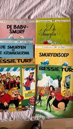 2 Bessie Turf en 4 Smurfen stripboeken, Eén stripboek, Ophalen of Verzenden, Zo goed als nieuw