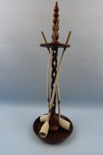 Goedewaagen Goudse pijpen in houten standaard., Antiek en Kunst, Antiek | Keramiek en Aardewerk, Ophalen of Verzenden