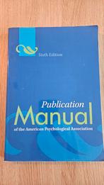APA Publication Manual - 6th Editie, Zo goed als nieuw, American Psychological Association, Alpha, HBO
