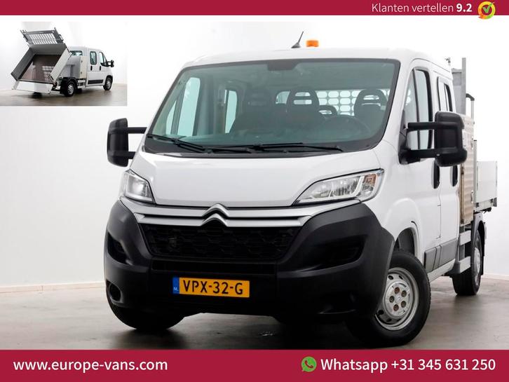 Citroën Jumper 35 2.2 BlueHDi 140pk L2H1 D.C. Kipper Airco, Auto's, Bestelauto's, Bedrijf, Te koop, ABS, Airconditioning, Alarm