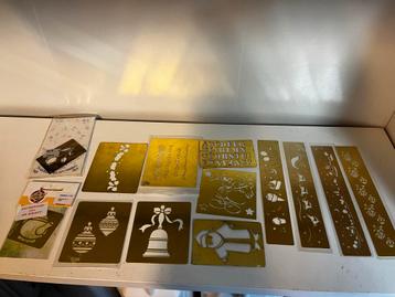 Embossing & Stencils Set - Knutselplezier! beschikbaar voor biedingen