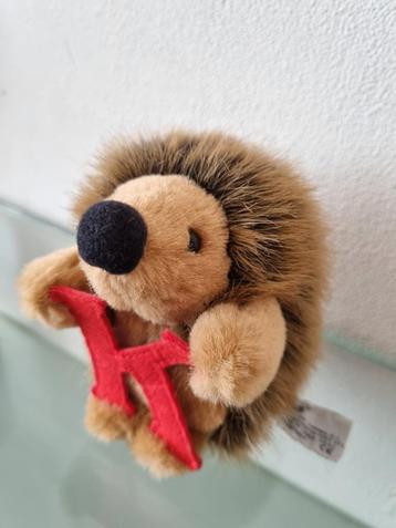 Orig,Jrn'90, RUSS, EGEL/HEDGEHOG"Letter K",12cm,Label,Inwst! beschikbaar voor biedingen