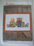 Borduurpakket - Viking Familie 29 x 19 cm - Permin - Nieuw, Ophalen of Verzenden, Nieuw, Handborduren, Patroon