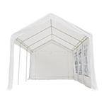 Partytent 3x6 wit te koop met 3 zijwanden, Tuin en Terras, Partytenten, Ophalen, Partytent, Minder dan 4 meter, Zo goed als nieuw