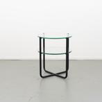 4 Gispen koffie tafel 423 Zwart  H 60 x Rond 50 cm, 45 tot 60 cm, Minder dan 55 cm, Rond, Nieuw