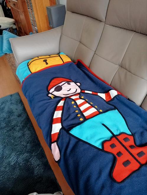Kinderslaapzak Piraat, 155 x 75 cm., Caravans en Kamperen, Slaapzakken, Zo goed als nieuw, Ophalen of Verzenden
