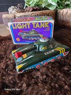 Blikken Litho 1960's Light Tank MF-721 Char Friction Toy , Antiek en Kunst, Antiek | Speelgoed, Ophalen
