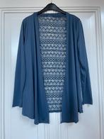 Ijsblauw vestje met open kanten rug maat M-L, Ophalen of Verzenden, Zo goed als nieuw, Maat 38/40 (M), Blauw