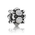 Pandora bedel forget me not met agaat stenen, Pandora, Ophalen of Verzenden, Zo goed als nieuw, 1 bedel