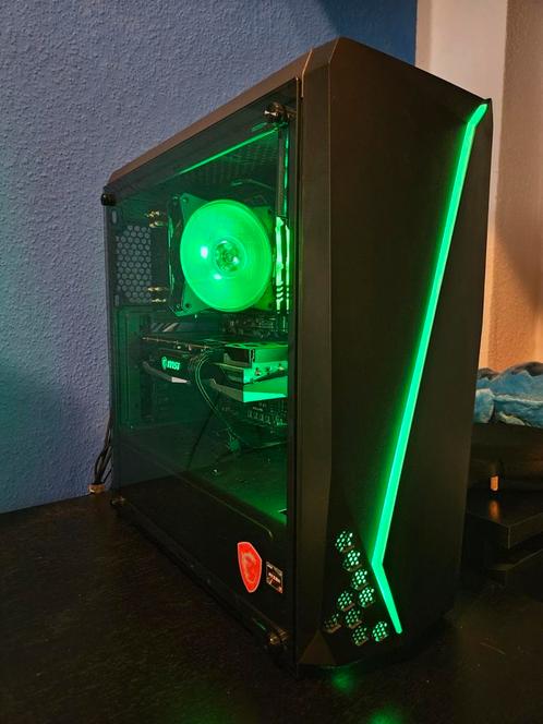 Game-PC Ryzen 7 3700X + RX 6650XT + 32GB RAM + 1440p Monitor, Computers en Software, Desktop Pc's, Zo goed als nieuw, 4 Ghz of meer