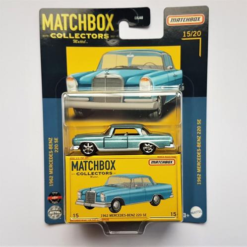 Matchbox Collectors 1962 Mercedes-Benz 220 SE 1:64, Hobby en Vrije tijd, Modelauto's | Overige schalen, Nieuw, Auto, Verzenden
