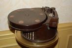 Philips grammofoon 952A hoedendoos mét versterker bakeliet, Ophalen