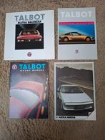 Lot autofolders Talbot Matra Bagheera en Murena, Verzenden, Zo goed als nieuw, Algemeen